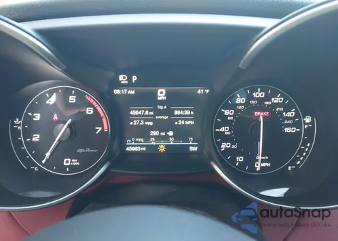 2020 Alfa Romeo Giulia Rwd from USA, damaged, VIN ZARFAMAN6L7636528